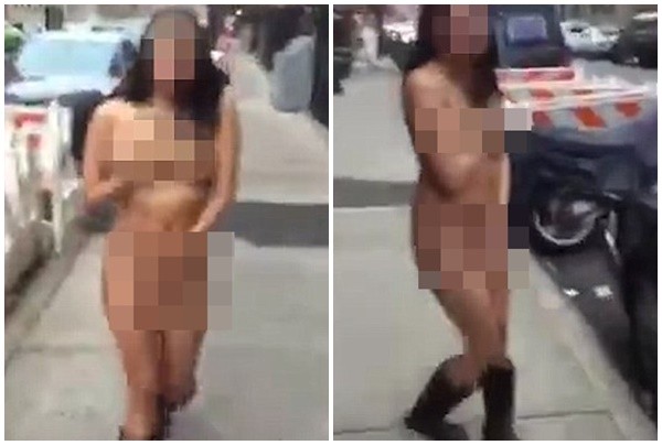 Bắt giữ người chồng trong video 'ép vợ khỏa thân trên phố'