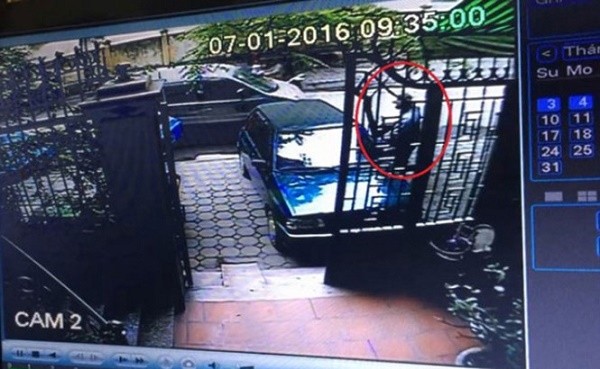 'Cướp xe chở 400 lượng vàng': Camera ghi được hình nghi phạm