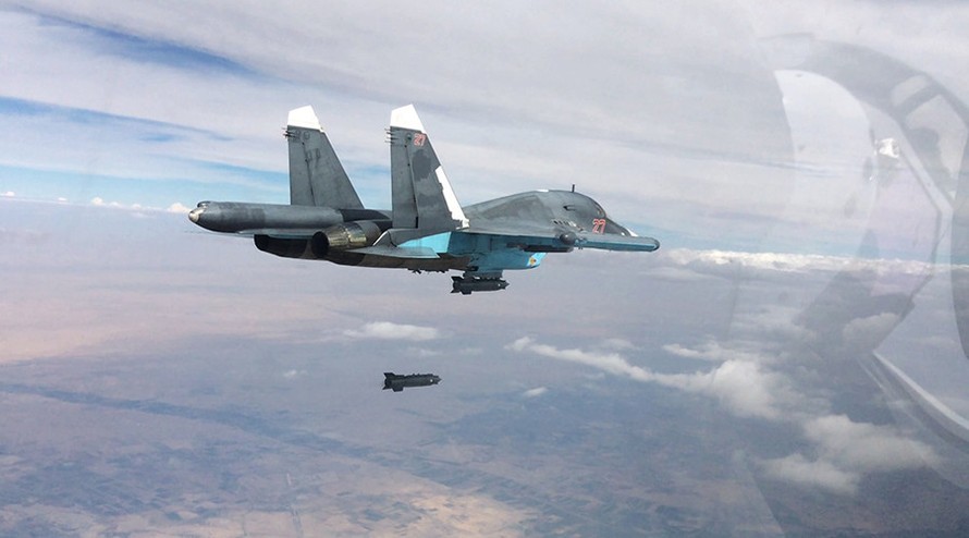 Lầu Năm Góc nói Su-34 của Nga xâm phạm không phận Thổ Nhĩ Kỳ