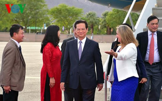 Thủ tướng Nguyễn Tấn Dũng tới California, Hoa Kỳ
