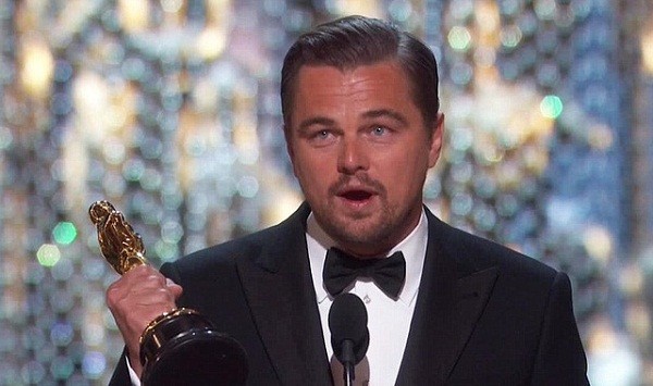 Leonardo DiCaprio thở phào khi được xướng tên giải thưởng cao quý