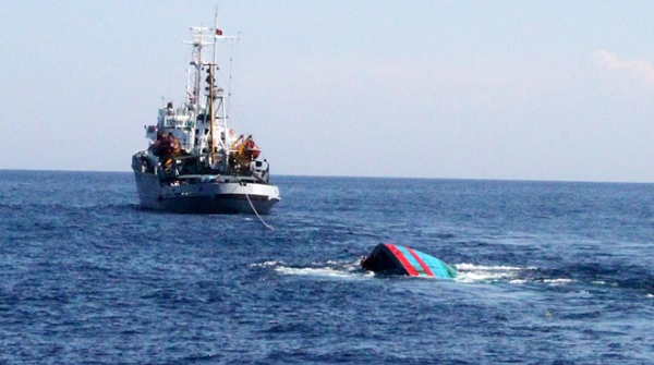 Đã tìm thấy 5 ngư dân bị tàu lạ đâm chìm, mất tích ở Hoàng Sa