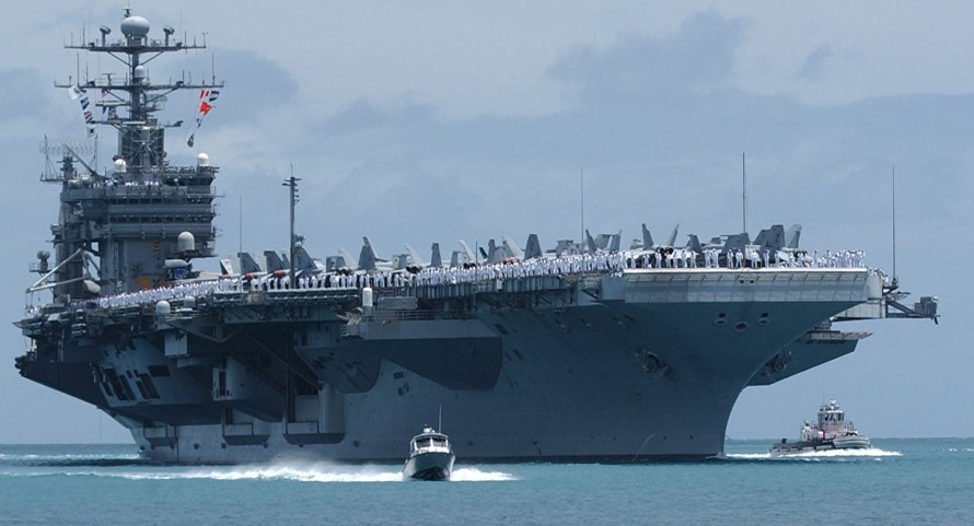 Mỹ điều siêu tàu sân bay đến tập trận ở Hàn Quốc