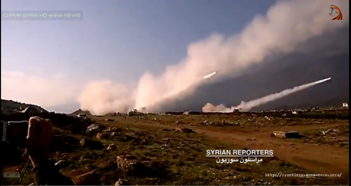 Quân đội Syria nã pháo phản lực tiêu diệt IS ở Latakia [VIDEO]