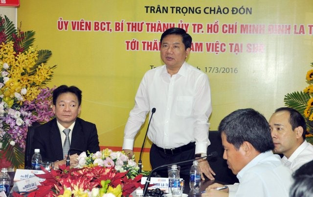 Bí thư Thành ủy TP.HCM Đinh La Thăng đặt hàng bầu Hiển