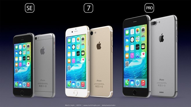 Ngắm 3 mẫu iPhone sẽ 'gây bão' trong năm 2016