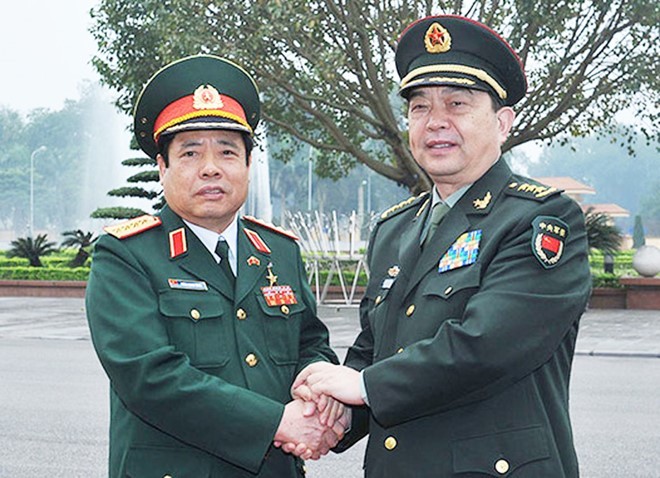 Bộ trưởng Quốc phòng Việt, Trung trao đổi vấn đề Biển Đông