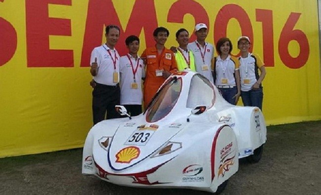 Việt Nam giành giải nhất sáng chế xe tiết kiệm nhiên liệu châu Á