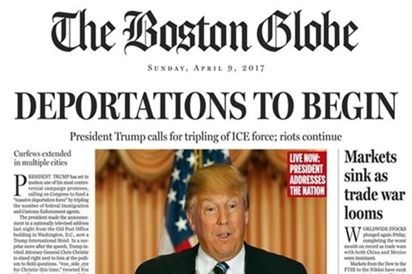 Báo Mỹ châm biếm viễn cảnh nếu 'Donald Trump làm tổng thống'