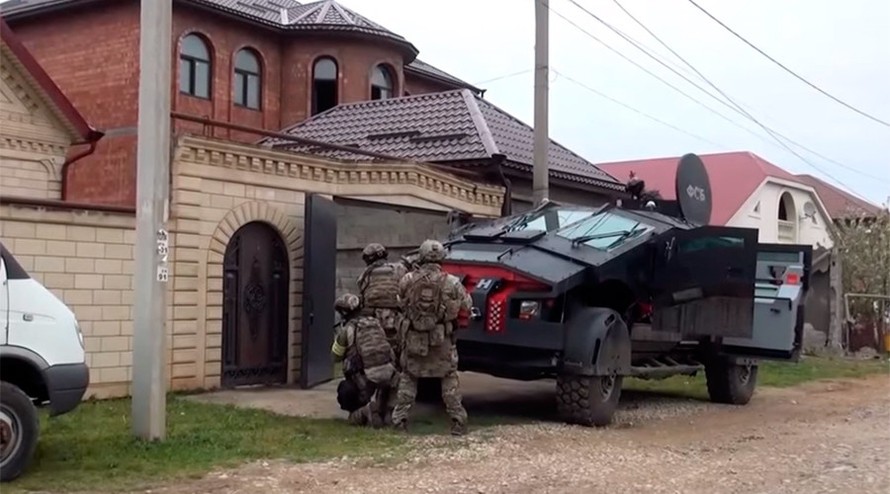 Video: Nga triển khai xe 'người dơi' chống khủng bố ở Dagestan