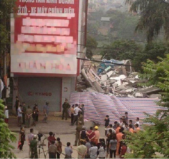 Cao Bằng: Sập nhà 5 tầng khiến 6 người thương vong
