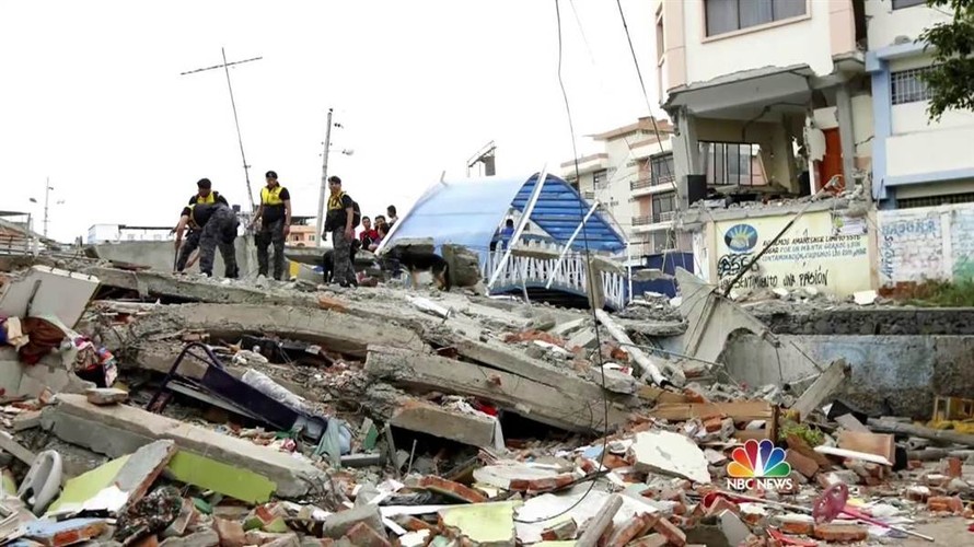 Ít nhất 272 người thiệt mạng trong trận động đất ở Ecuador