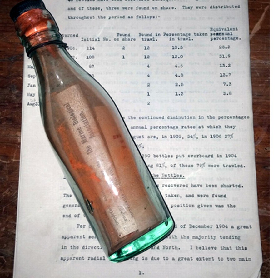 Tin nhắn trong chai 108 tuổi lâu đời nhất thế giới