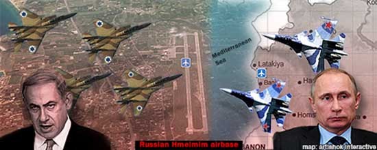 Chiến đấu cơ Nga, Israel đụng độ trên không phận Syria