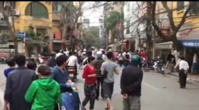 CA lên tiếng về vụ nổ súng giải tán đám đông ở Hà Nội