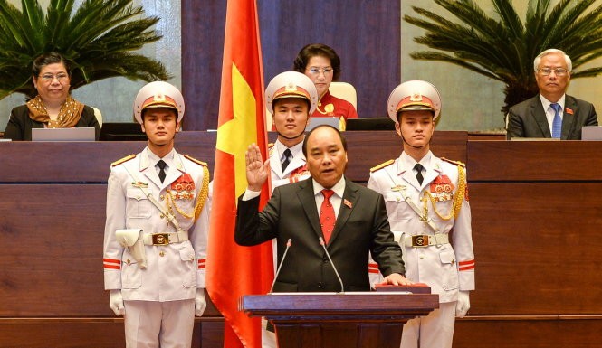 Tân Thủ tướng Chính phủ Nguyễn Xuân Phúc tuyên thệ nhậm chức