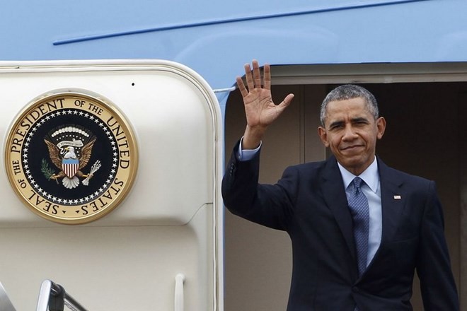 [ẢNH] Tổng thống Obama lên đường tới Việt Nam
