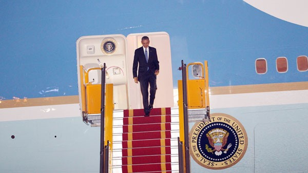 Tổng thống Obama đã đến Hà Nội