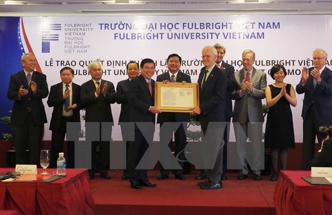 Thành lập Fulbright Việt Nam - Đại học phi lợi nhuận đầu tiên