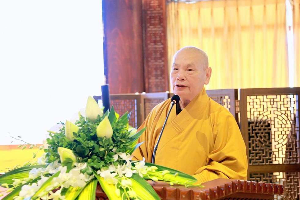 Hòa thượng Thích Thiện Nhơn - Chủ tịch Hội đồng Trị sự GHPGVN.