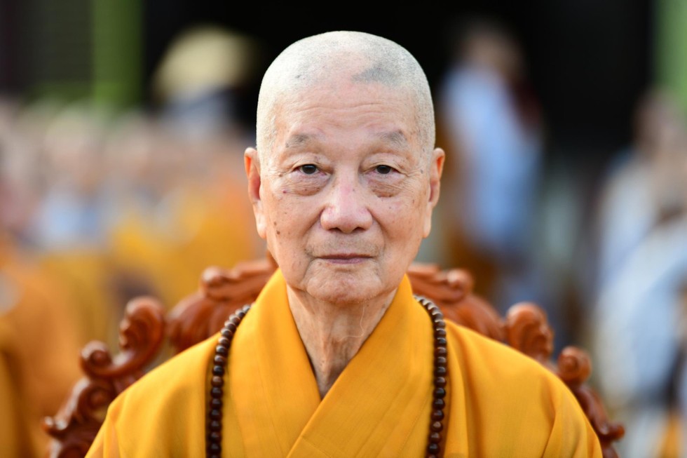 Trưởng lão Hoà thượng Thích Trí Quảng - Đức Pháp chủ Giáo hội Phật giáo Việt Nam.