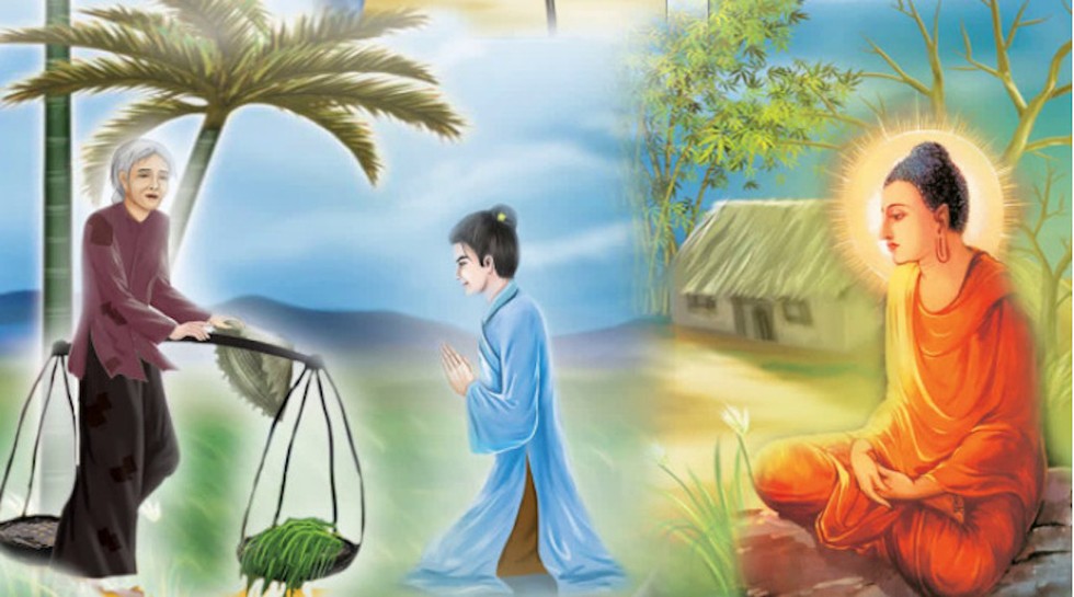 Tiền thân Đức Phật hiếu thảo với cha mẹ mù