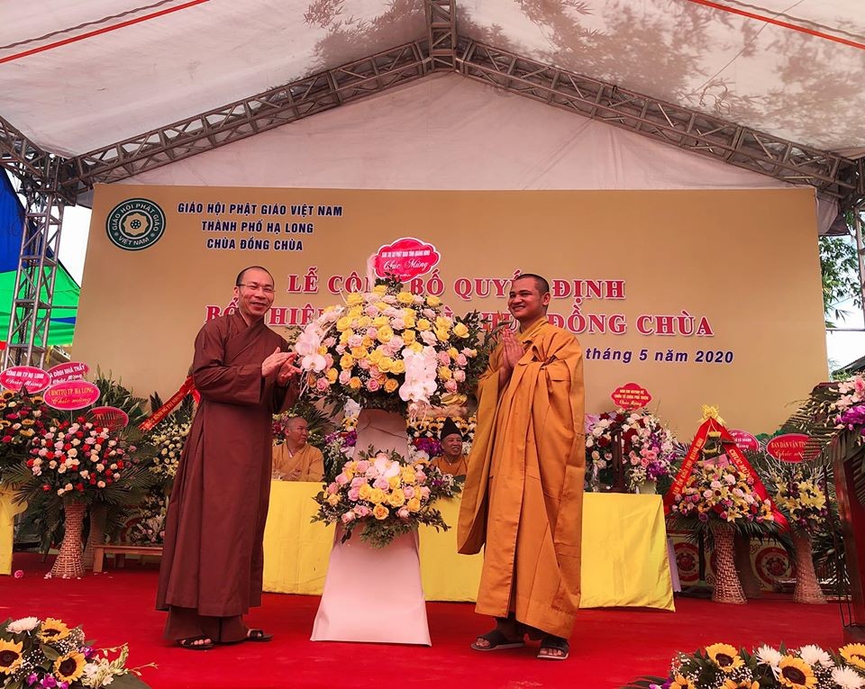 Bổ nhiệm trụ trì chùa Đồng Chùa ở Quảng Ninh 