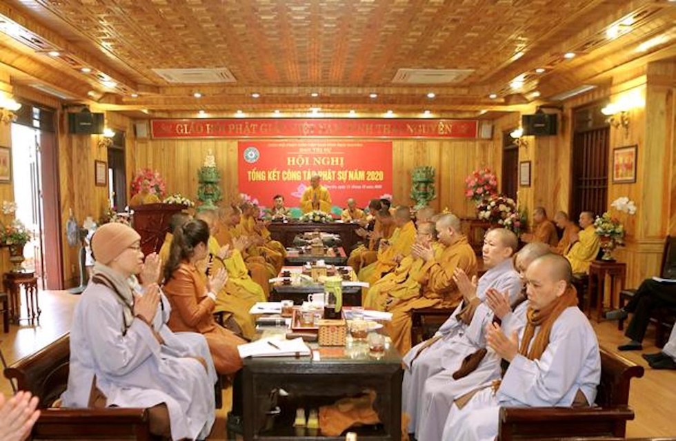 Thái Nguyên: Hội Nghị Tổng Kết Công Tác Phật Sự Năm 2020